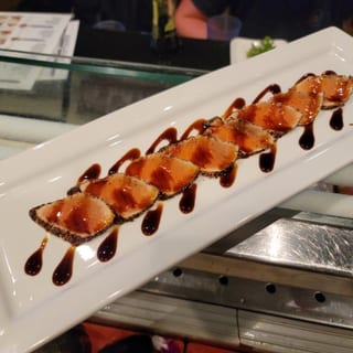 SA5-PEPPER SEARED SALMON CARPACCIO